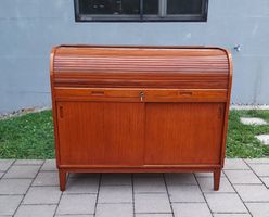 Skandinavischer  Sekretär Schreibtisch Teakholz 1950-60er