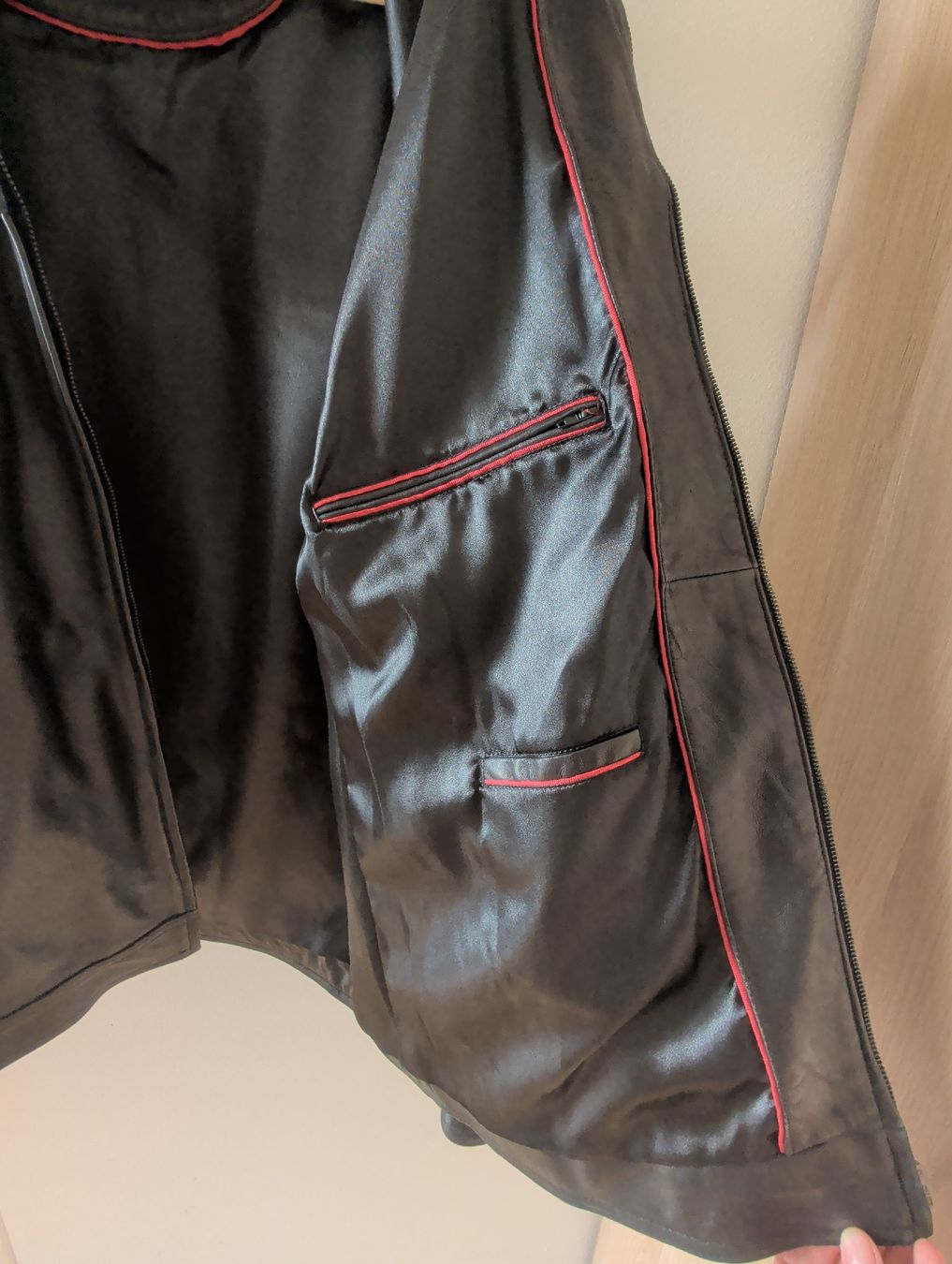 Giacche: Schwarze Lederjacke von WARREN & PARKER, Grösse L – Nuovo (secondo la descrizione) da Zürich venduto da lizzie_26 2