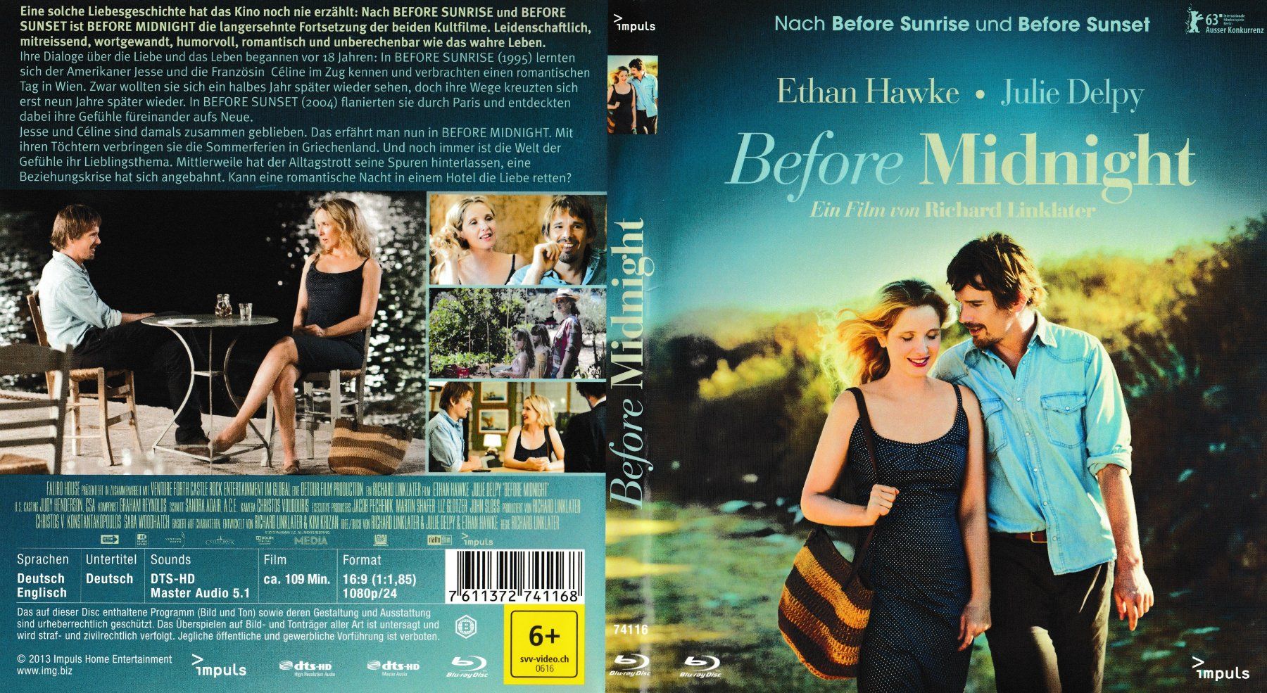 Alle DVDs: Blu-Ray - Before Midnight – Gebraucht aus Langnau am Albis von MediaRescuerKeLoX