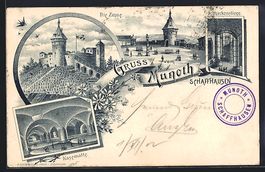 Litho Schaffhausen, Festung Munoth, Zinn