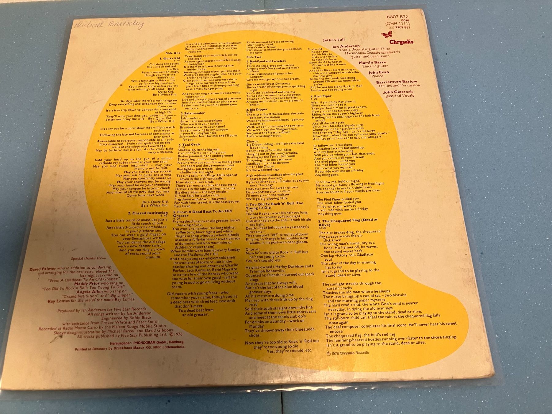 Schallplatten: Jethro Tull – Gebraucht aus Aarwangen von Jukebox3 2