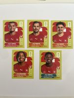 Panini WM 26 Sticker SUI 4,11,12,15,17