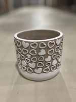Übertopf Blumentopf Herz Romantik Deko