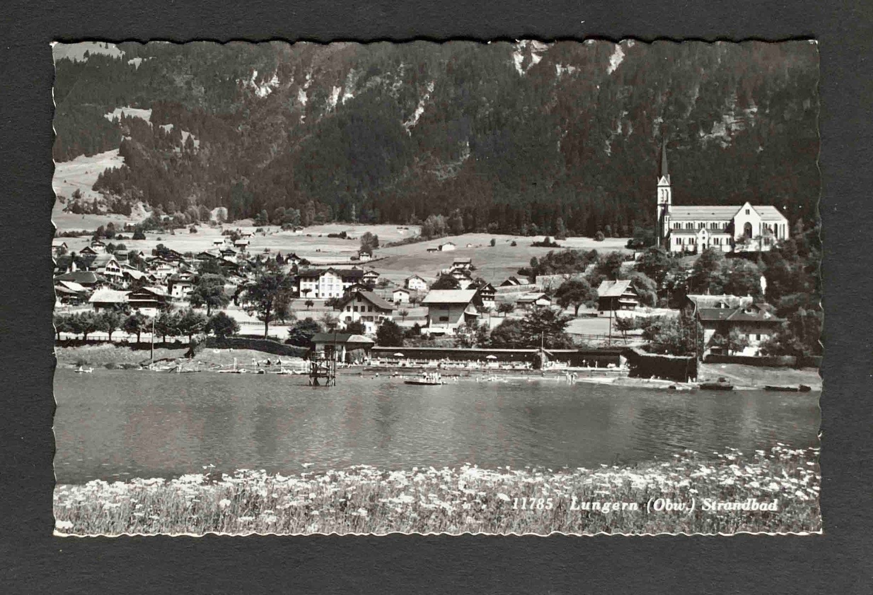 Cartoline postali: AK Lungern OW Strandbad – Usato da Goldau venduto da artelier1