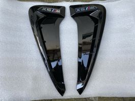 BMW X5 F15 Kotflügel Kiemen Emblem Schwarz Glanz