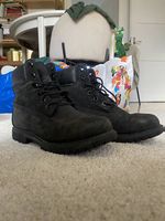 Timberland schwarze schnür-Boots Grösse 37.5
