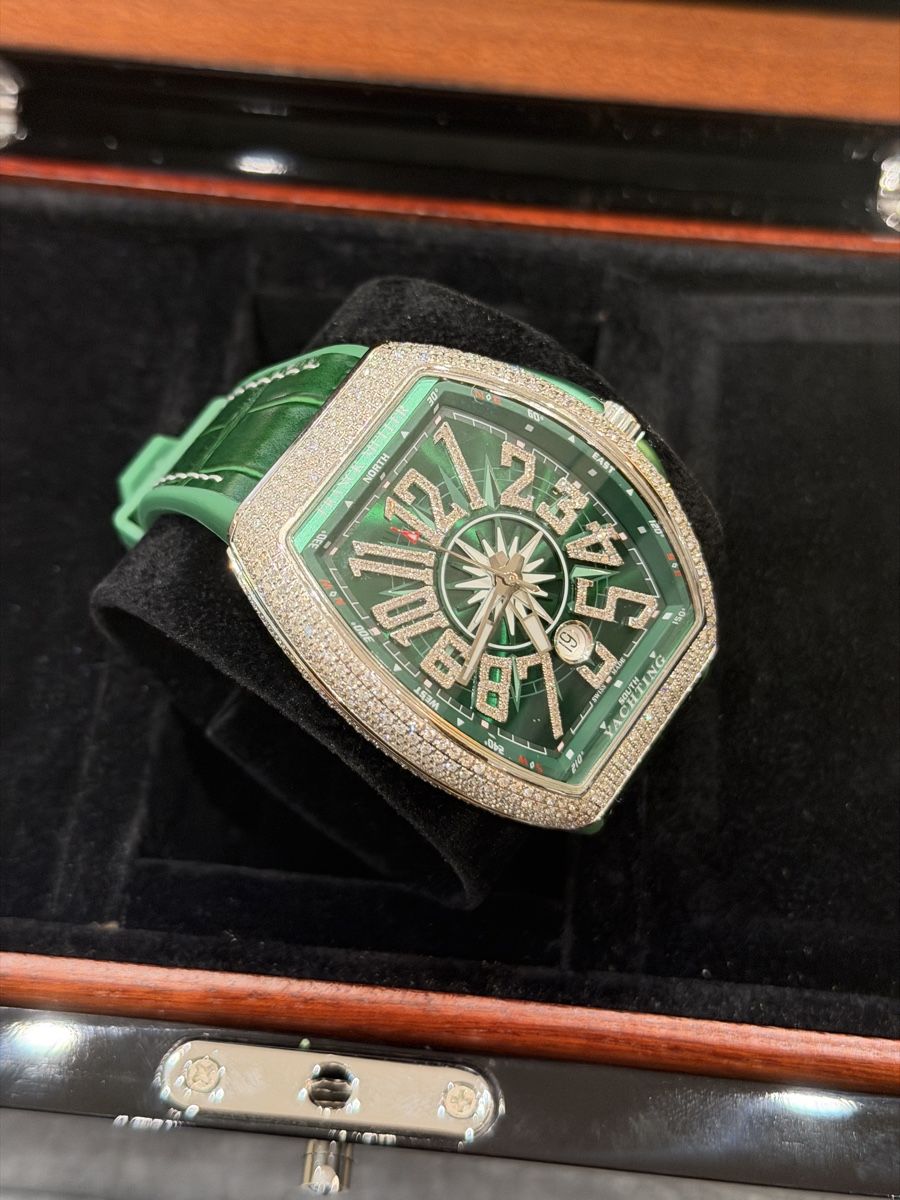 Franck Muller Orologi: Franck Muller Yachting Custom Diamonds Full Set – Usato da Cressier NE venduto da mat_h76s