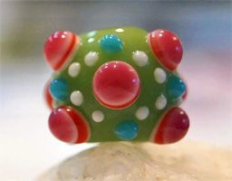 Glasperle Bunt gross, Glass Bead