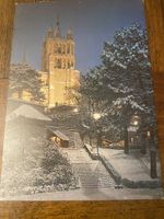 Winterliche Ansichtskarte Lausanne Kathedrale, 1971, Top!