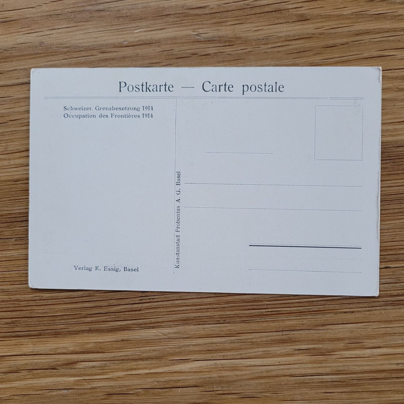 Cartoline postali: AK Militär Carte Postale Militaire – Usato da Biel/Bienne venduto da Destockweb 1