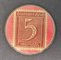 5 PFENNIG / DEUTSCHES REICH  (BRIEFMARKENKAPSELGELD)