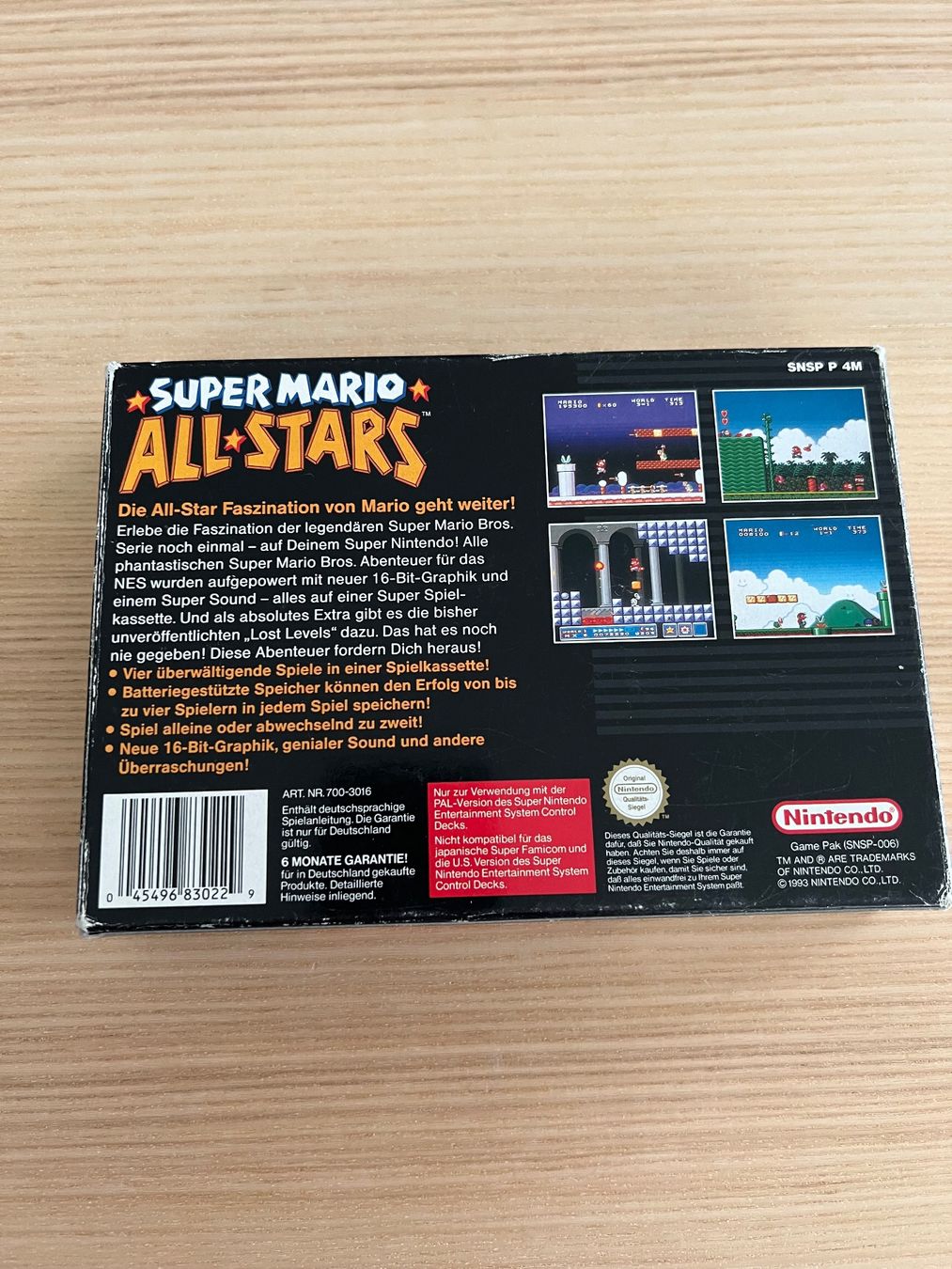 Nintendo Giochi: Super Mario All-Stars - Super Nintendo – Usato da Männedorf venduto da Armando76 1