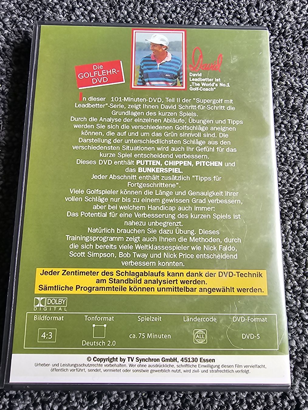 Alle DVDs: Super-Golf mit Leadbetter DVD (18875) – Gebraucht aus Ruswil von jan_bxl5 1