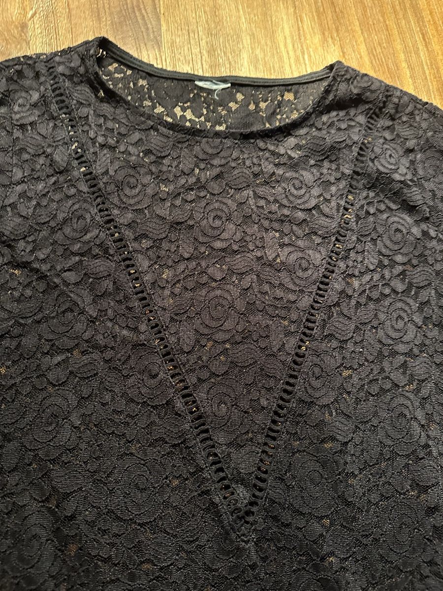 Camicette: Schwarze Bluse mit Spitze, Grösse 38, neuwertig! – Nuovo (secondo la descrizione) da Altendorf venduto da Eastwick4 3