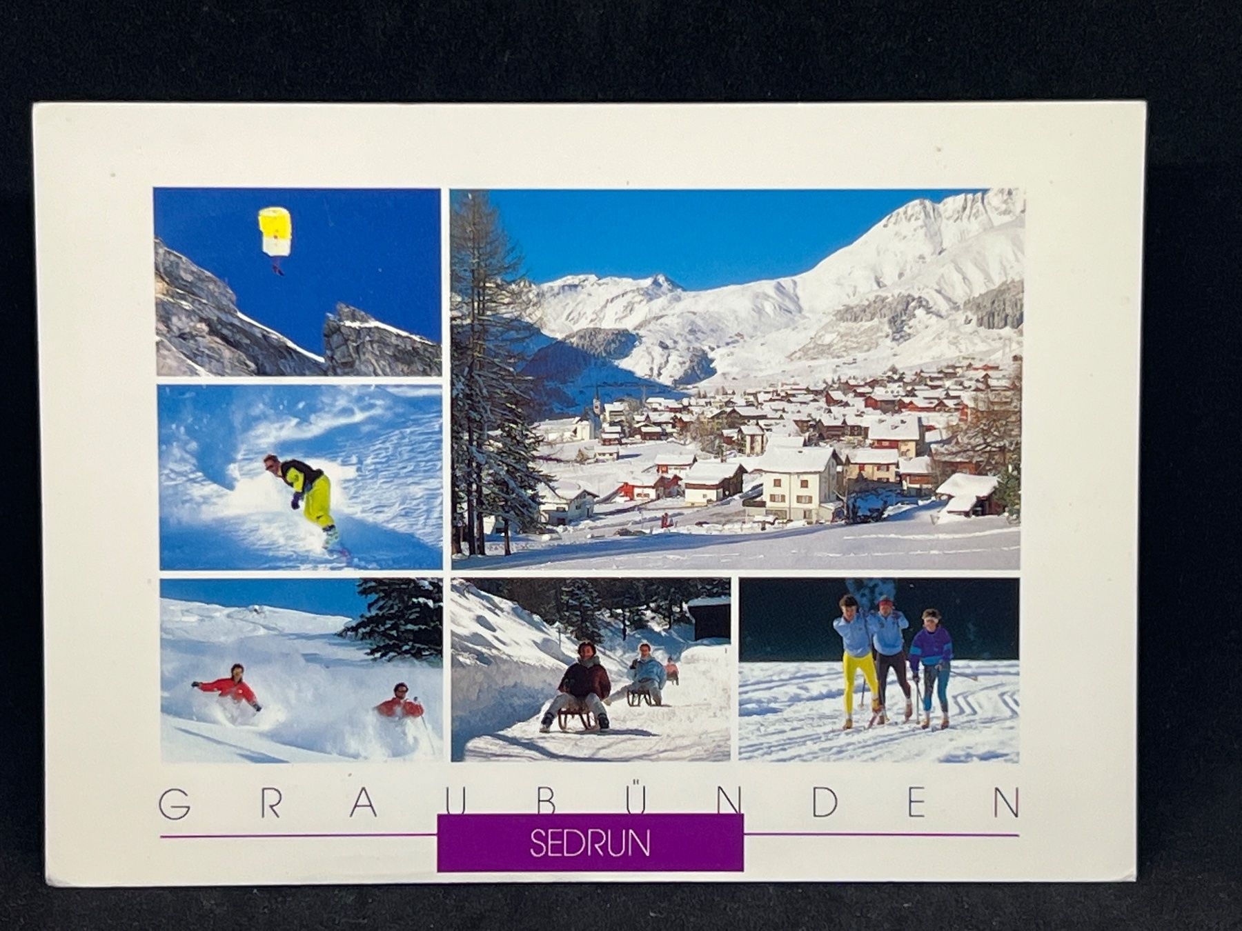 Cartoline postali: Sedrun, 1400 m ü.M. – Usato da Widnau venduto da Brusi9