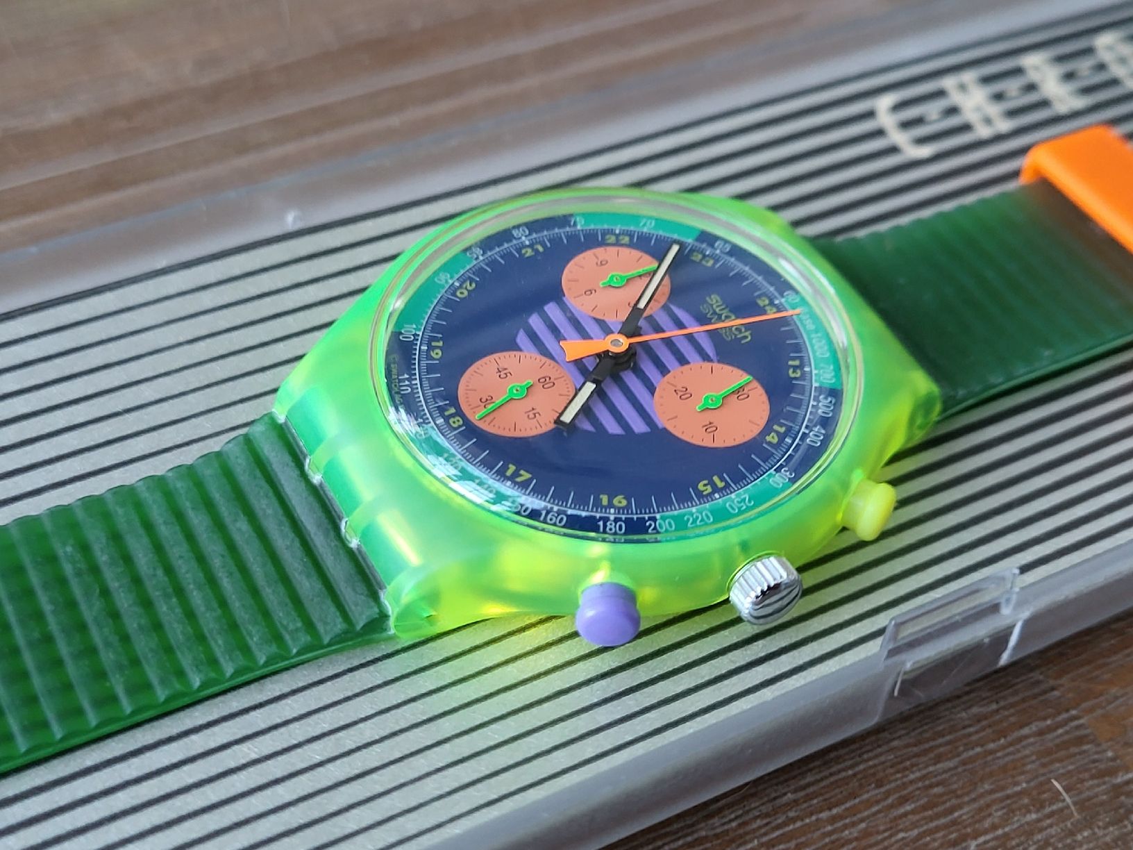 Swatch Orologi: SWATCH CHRONO SCJ100 NEO WAVE NEU – Nuovo e nell'imballaggio originale da Lommiswil venduto da Fridu_C 1