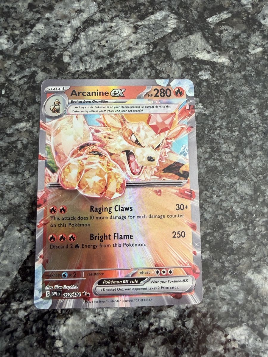 Pokémon Carte collezionabili: Pokémon Arcanine ex 032/198 – Usato da Liestal venduto da arl_6tv7