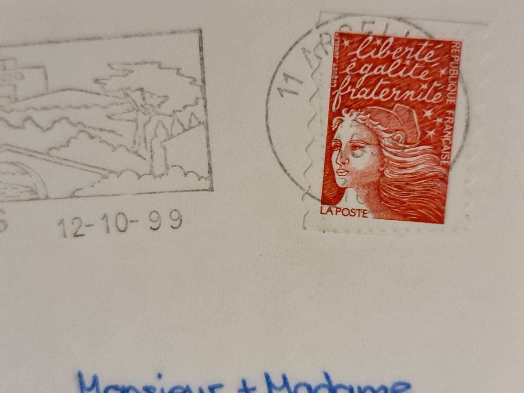 Cartoline postali: Ansichtskarte port la neuvelle Frankreich – Usato da Dintikon venduto da Vexi 1