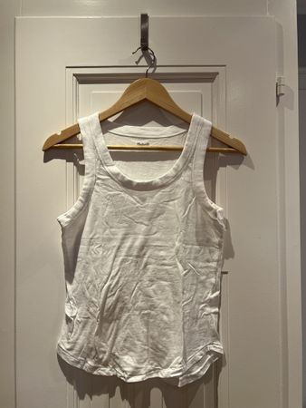 Madewell White Tank Top - XS