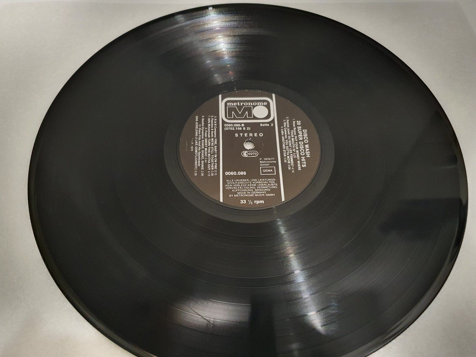 Dischi in vinile: Disco Wash / 20 Super Disco Hits – Usato da Uster venduto da Vinyl-Leidenschaft 6