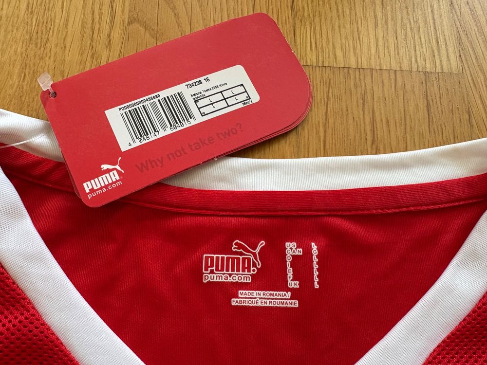 Schweizer Nati Maillots de corps & Pantalons: ORIGINAL SCHWEIZ NATI TRIKOT EM 2008 PUMA L NEU – Neuf avec emballage d'origine à Birr par kma1234 3