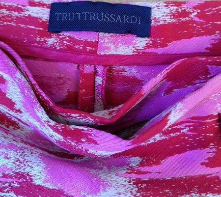 Rosa-roter Minirock (Trussardi), Gr. XS
