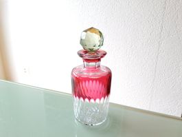 Ancien flacon à parfum en cristal Baccarat