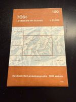 Tödi Landeskarte der Schweiz 1:25000 aus dem Jahr 1979!
