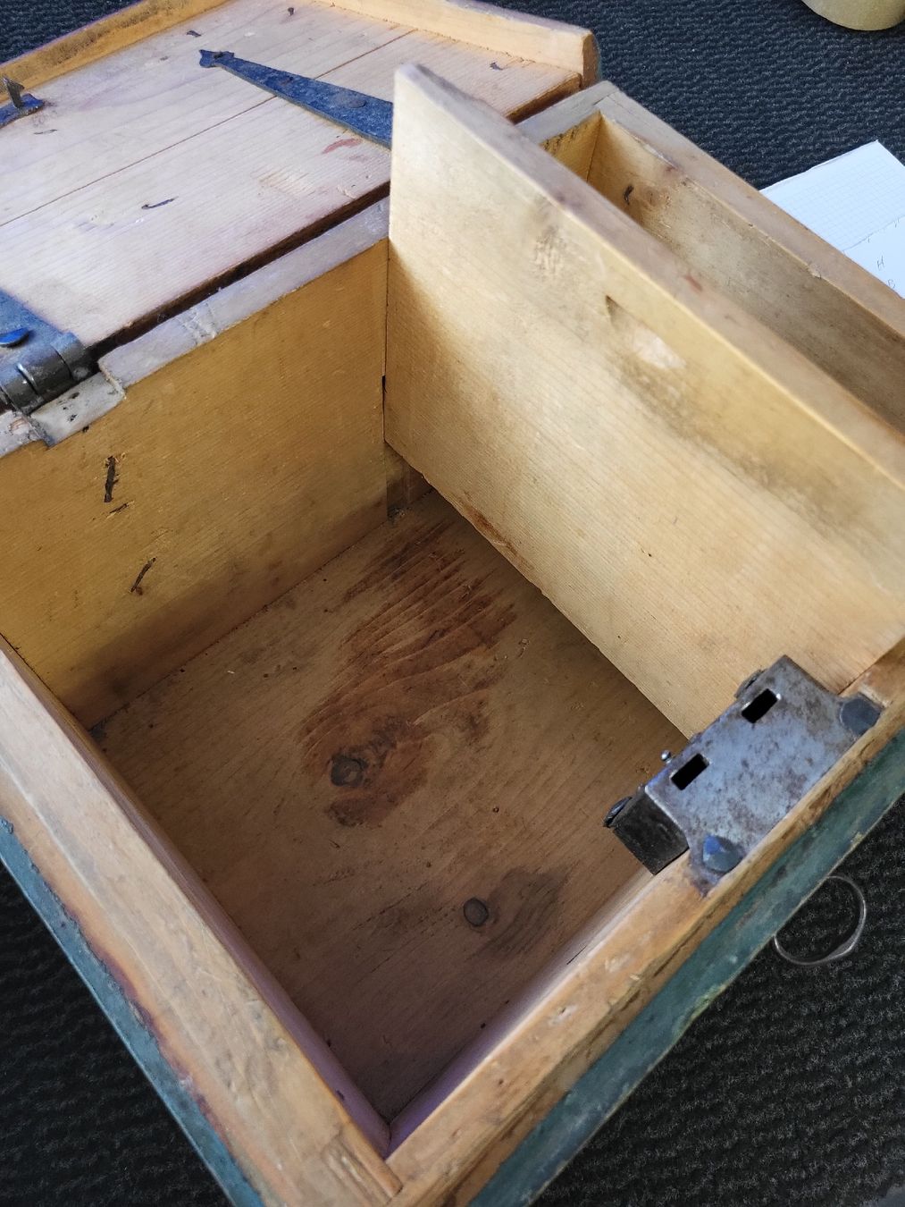 Cassapanche: antike Holz Truhe  , – Usato da Degersheim venduto da Sonnenbiene55 8