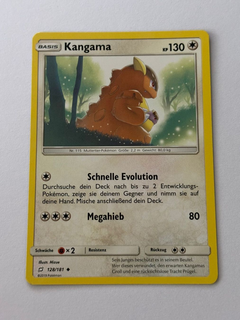 Pokémon Carte collezionabili: Pokemon-Karte Kangama 128/181 – Usato da Herisau venduto da Seyashop1