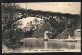 Bern, Durchblick unter der Kirchenfeldbr