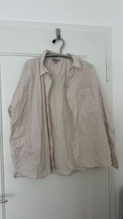 Chemise oversize beige