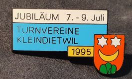 Y155 - Pin Jubiläum 7. - 9.Juli 1995 Turnverein Kleindietwil