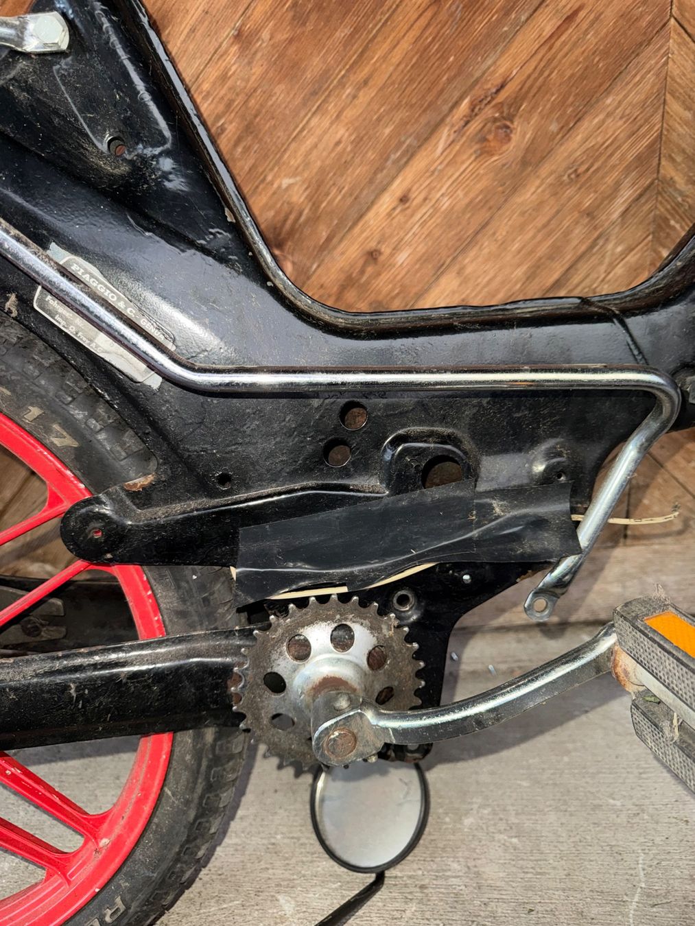 Puch Mofas: Puch Supermaxi Töffli mit E50 – Defekt aus Fahrni b. Thun von Salzberger-FZH 9