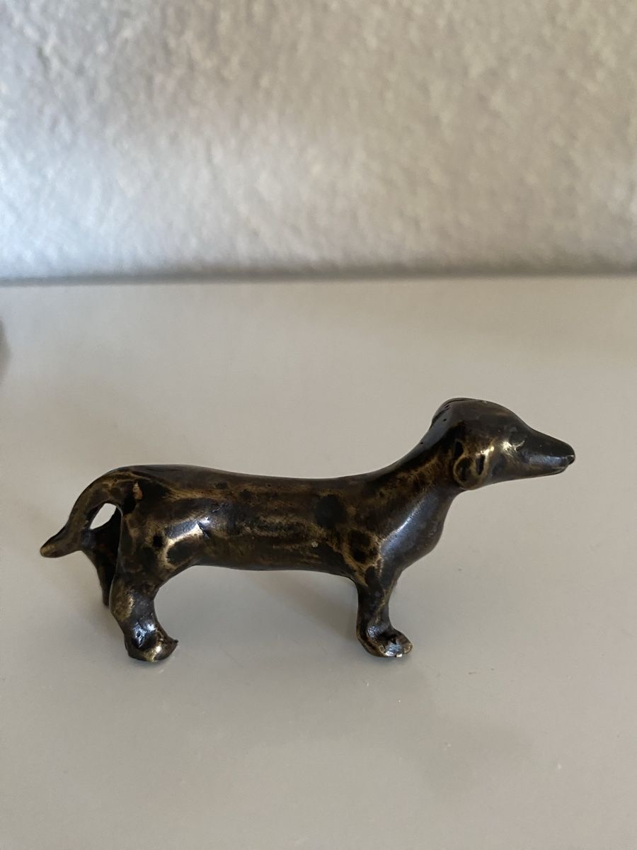 Statuette: Bronze, kleiner Dackel – Nuovo (secondo la descrizione) da Zürich venduto da eileenchen1 3