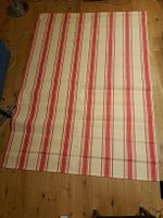 Storenstoff rot beige gestreift 187x263cm neu 