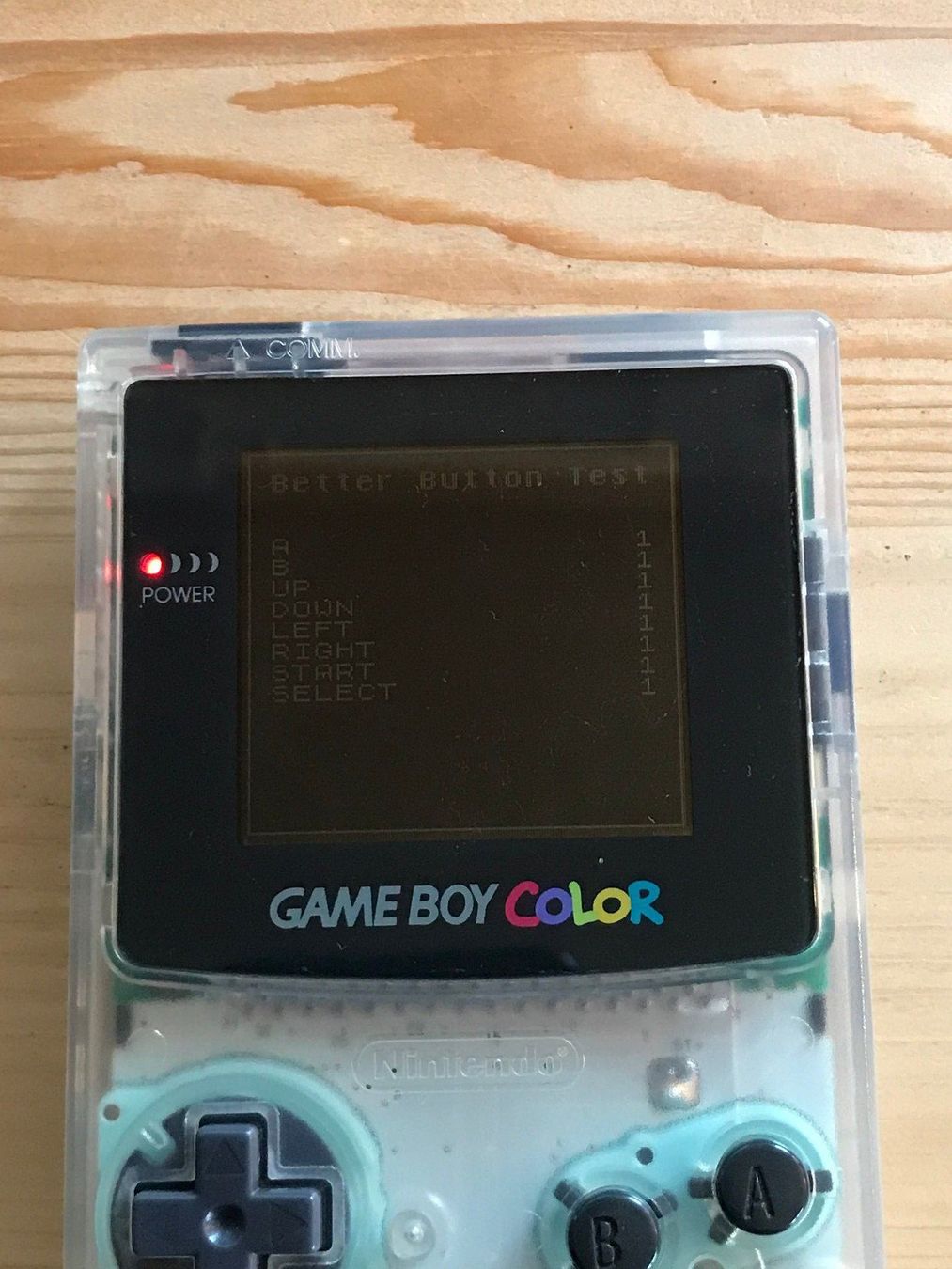Nintendo Konsolen: Gameboy Color (clear transparent) – Gebraucht aus Hedingen von  3