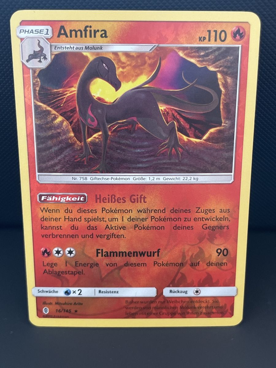 Pokémon Carte collezionabili: Amfira 16/145 rar reverse holo – Usato da Hugelshofen venduto da Suimosa