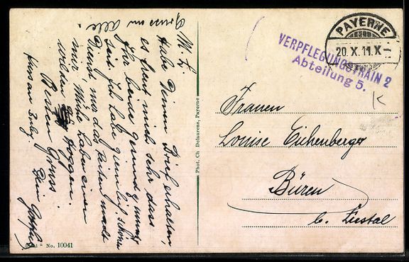 Ansichtskarten: AK Payerne, Rue de Lausanne – Gebraucht aus Berlin von bartko-reher 1