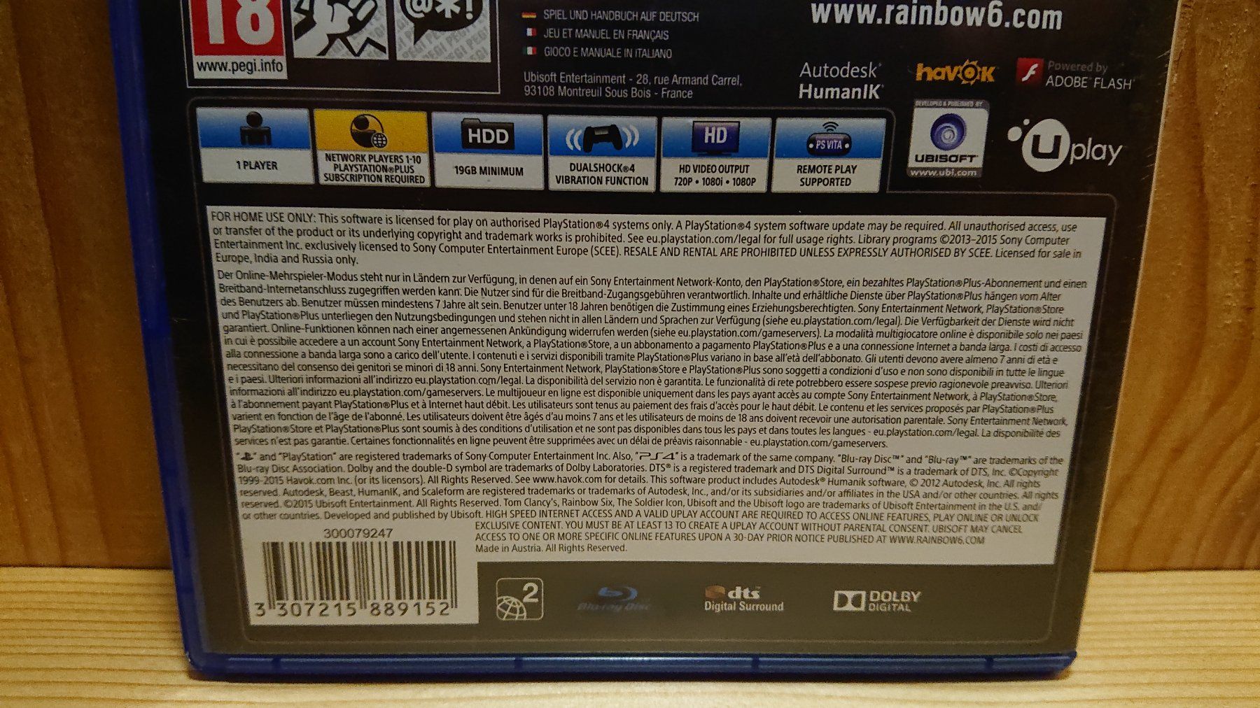 Spiele: Tom Clancy's RAINBOW SIX SIEGE PS4 Game – Gebraucht aus Wilderswil von Exebub 3