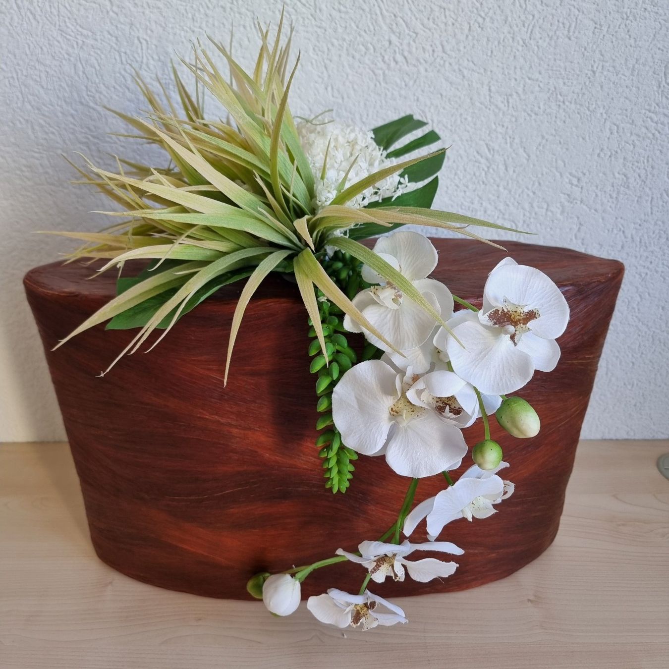 Vasi & Recipienti: kreative Vase aus der Naturfaser ABACA – Nuovo e nell'imballaggio originale da Wetzikon ZH venduto da Alpari