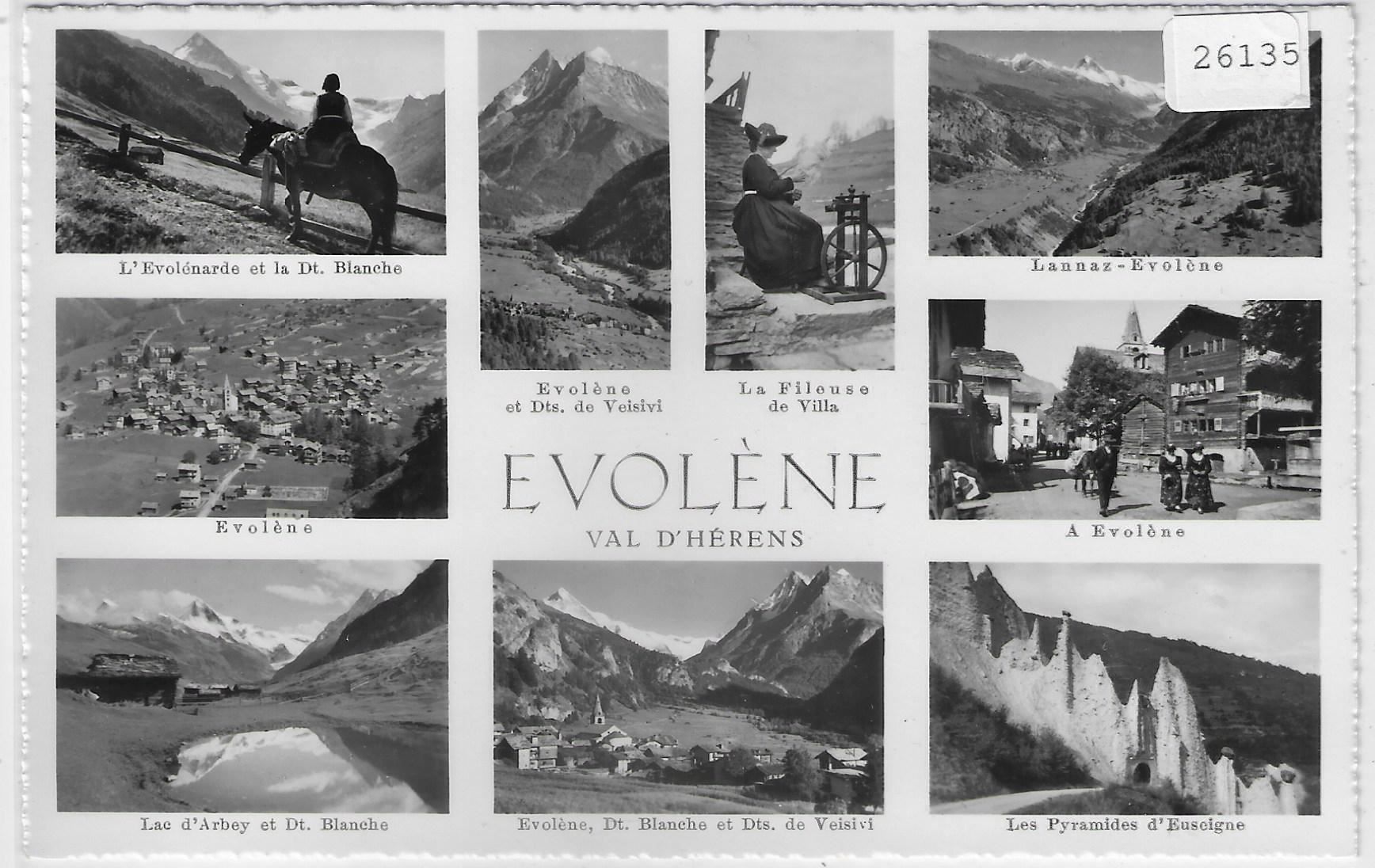 Ansichtskarten: Evolene Val D'Herens - Multiview – Gebraucht aus Ettingen von Kartenplanet