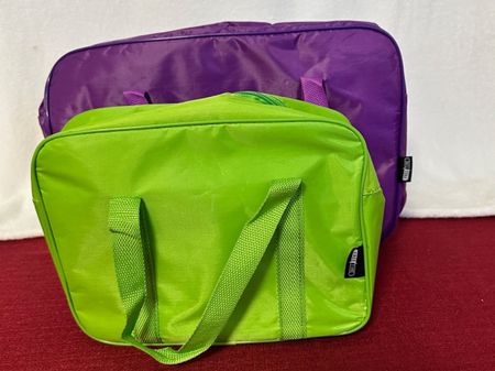 2 Kühltaschen, Lila und Grün, Neu, 6-24 Liter Inhalt