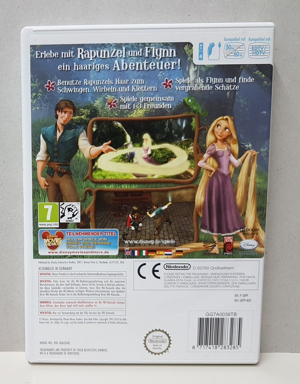 Nintendo Spiele: Rapunzel neu Verföhnt ein haariges Abenteuer!  Wii – Gebraucht aus Schüpfheim von Games_Spielkonsolen 3