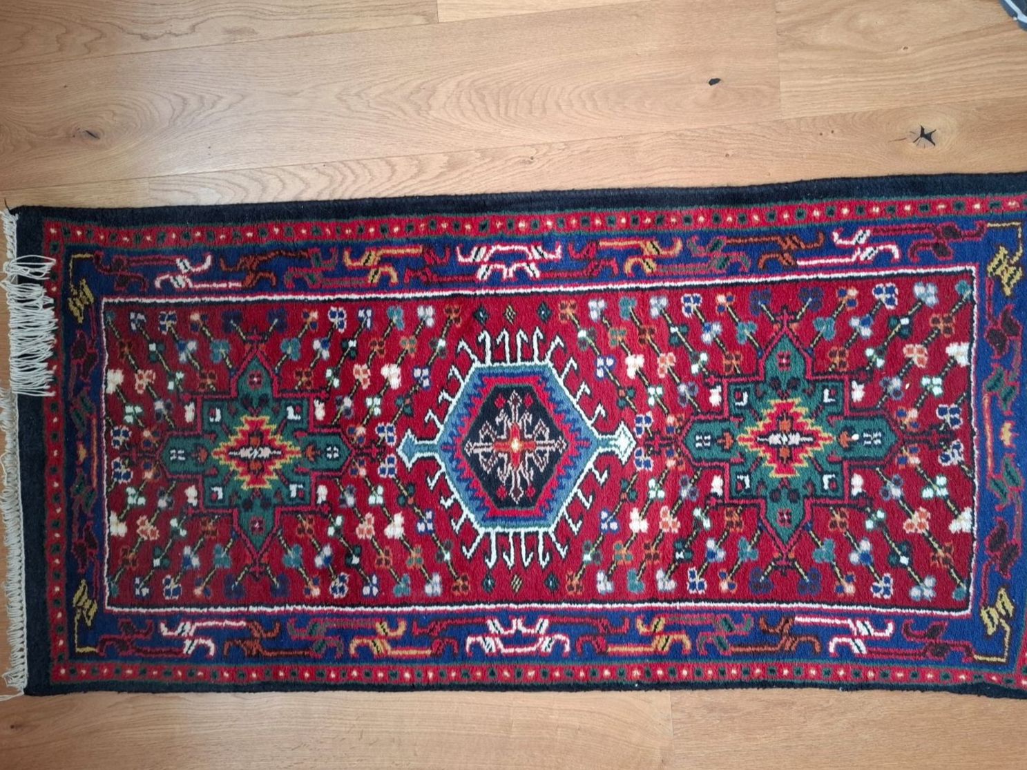 Teppiche: Teppich Läufer  150 cm x 75cm ,Indien – Gebraucht aus Eschenbach LU von neg_zw6v