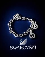 Swarovski Armband mit zwei Anhänger original, vintage