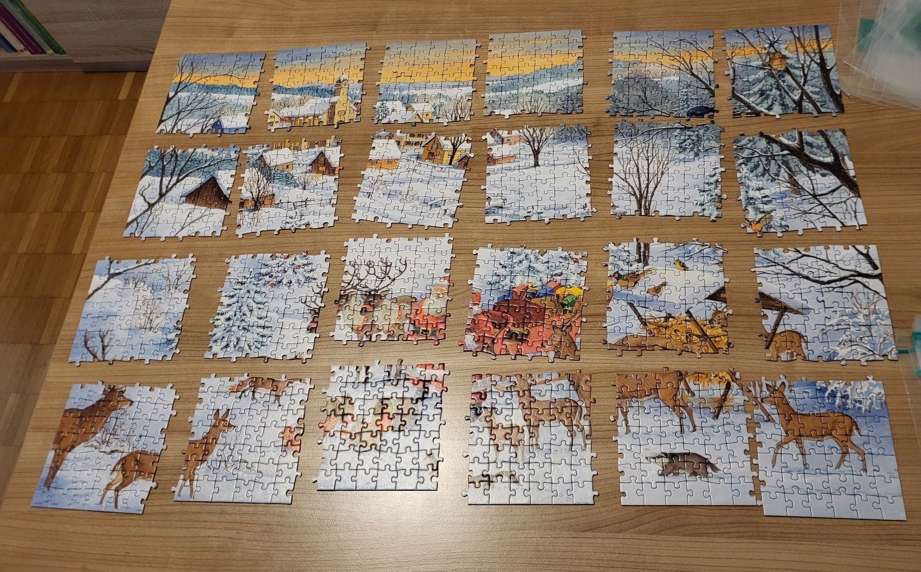 Ravensburger Puzzle: Puzzle Adventskalender "White Christmas" – Usato da Rüti ZH venduto da clady01 2