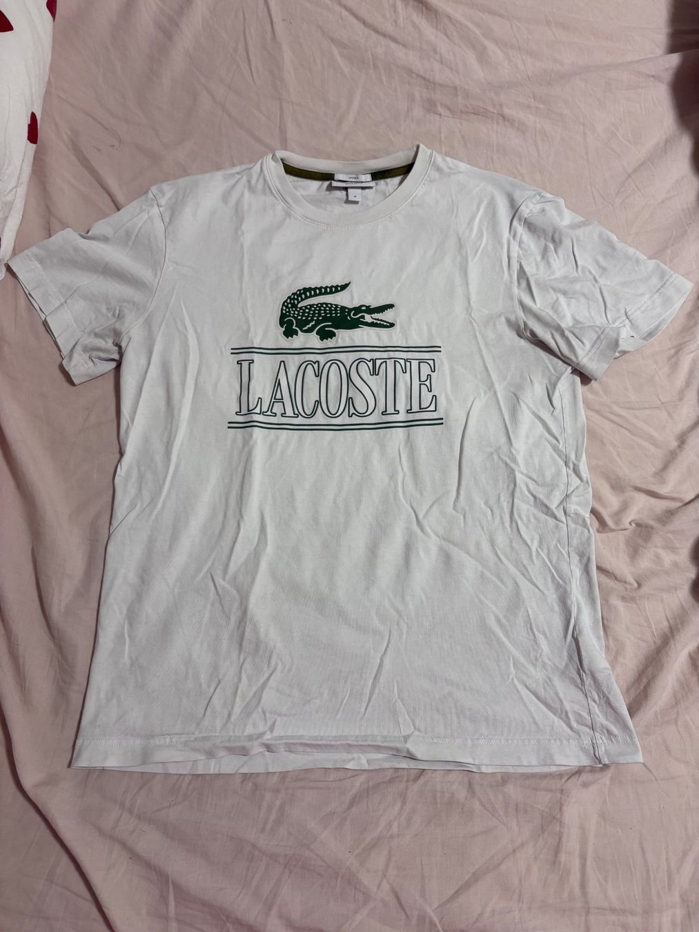 Lacoste T-shirt: Lacoste Tshirt Weiss – Usato da Zürich venduto da dan_g5td