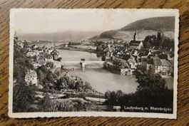Laufenburg mit Rheinbrücke, Feldpost 1928