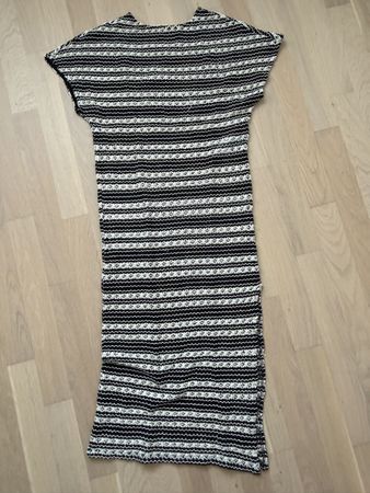 Etam Kleid schwarz-weiss gestreift Gr. S Strandkleid